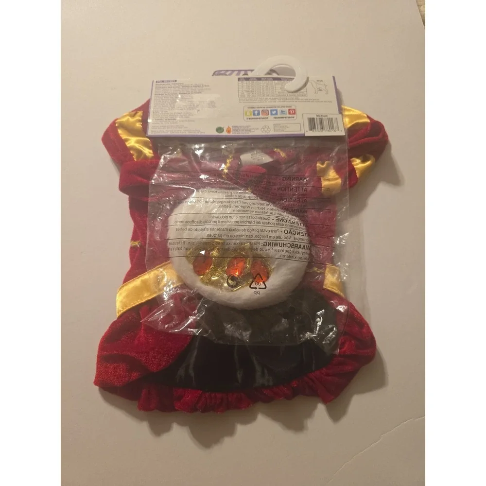 Rubie's Pet Shop Boutique Kanine King Pet Costume Size Medium New